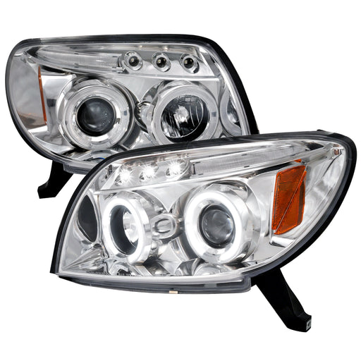 Spec-D 03-05 Toyota 4Runner Halo Led Projector Chrome 2LHP-4RUN03-TM