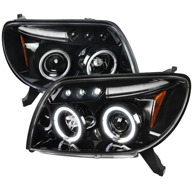 Spec-D 03-05 Toyota 4Runner Projector Headlight Glossy Black 2LHP-4RUN03BK-TM