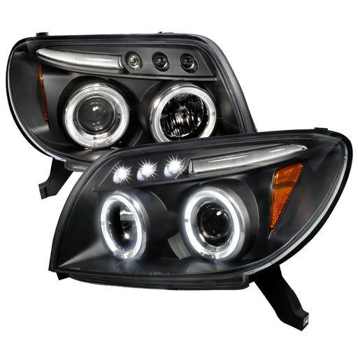 Spec-D 03-05 Toyota 4Runner Halo Led Projector Black 2LHP-4RUN03JM-TM