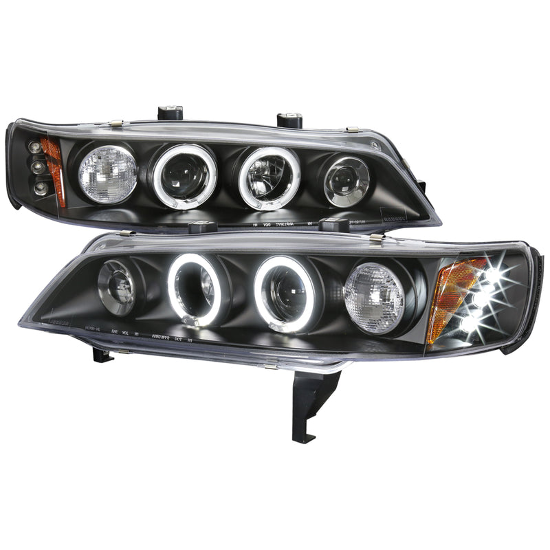 Spec-D 94-97 Honda Accord Halo Led Projector Black 2LHP-ACD94JM-TM