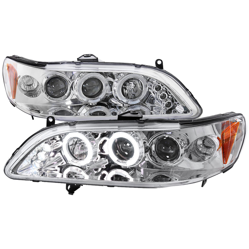 Spec-D 98-02 Honda Accord Halo Led Projector Chrome 2LHP-ACD98-TM