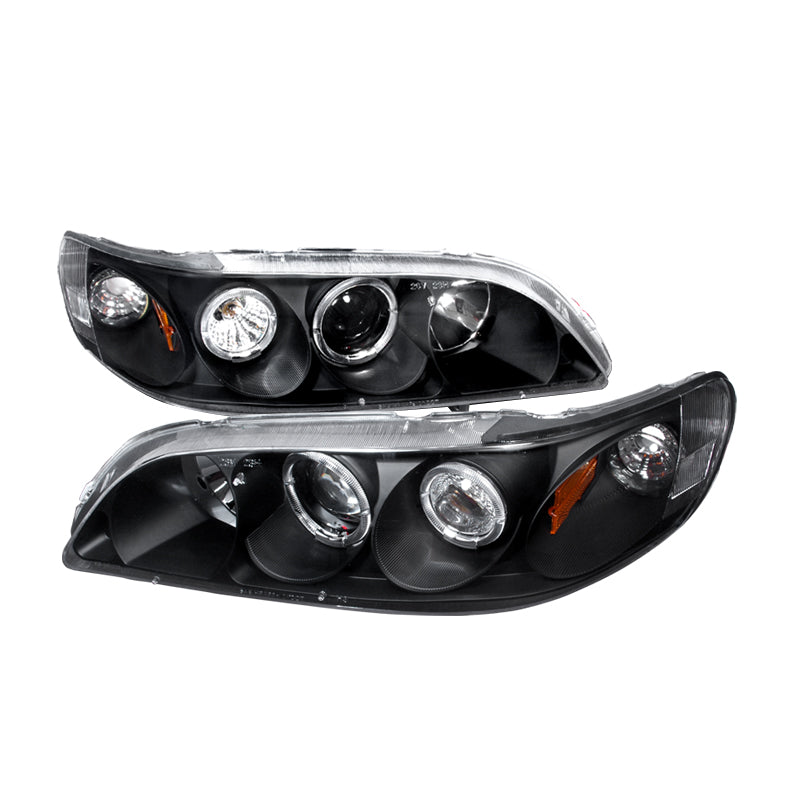Spec-D 98-02 Honda Accord Halo Projector Headlights Black 2LHP-ACD98JM-KS