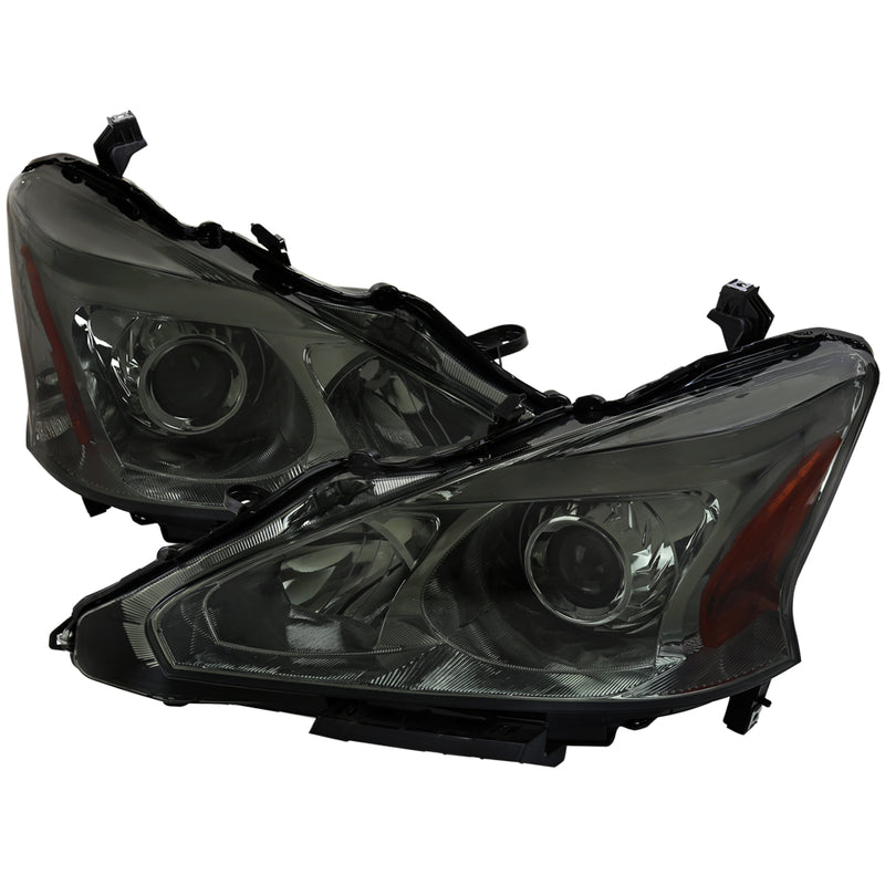 Spec-D 13-15 Nissan Altima Sedan - Projector Headlights - Smoked Lens 2LHP-ALT13G-GO