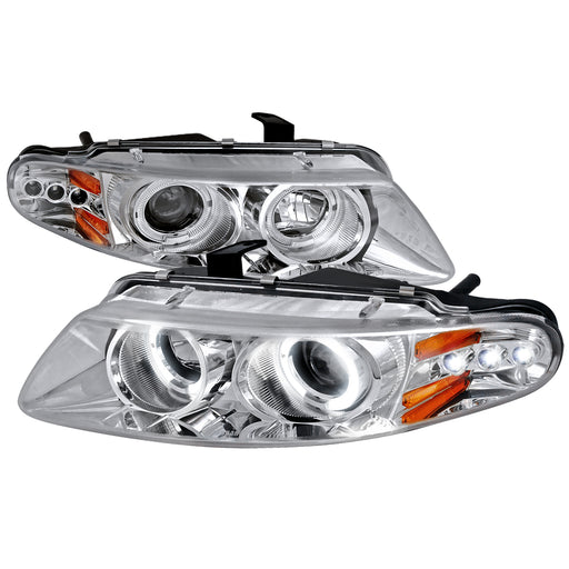 Spec-D 97-00 Dodge Avenger Halo Led Projector Chrome 2LHP-AVG97-TM