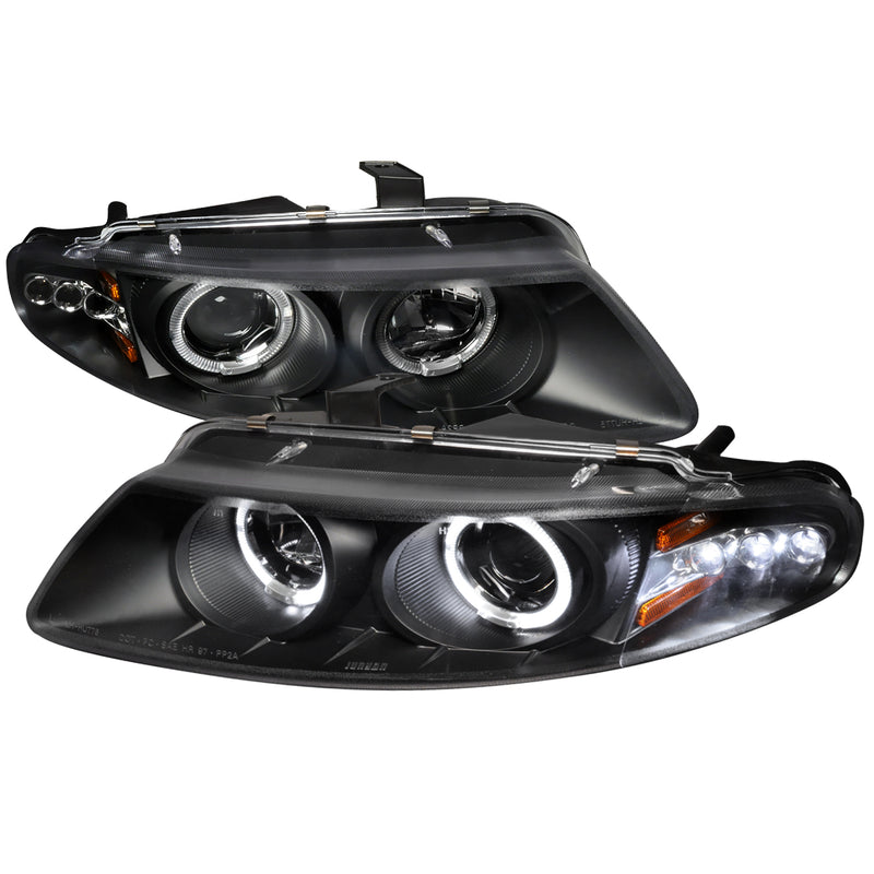 Spec-D 97-00 Dodge Avenger Halo Led Projector Black 2LHP-AVG97JM-TM