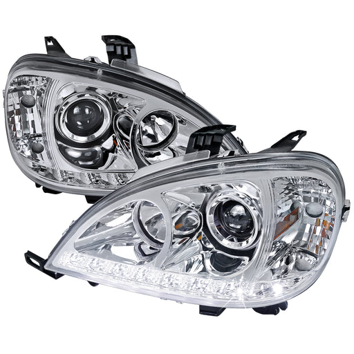 Spec-D 02-05 Mercedes W163 Ml Projector Headlights Chrome 2LHP-BW16302-TM