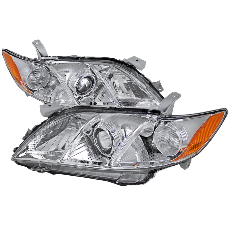 Spec-D 07-11 Toyota Camry Projector Headlight Chrome 2LHP-CAM07-RS
