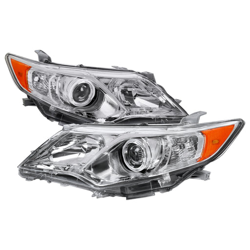 Spec-D 12-14 Toyota Camry Oe Style Projector Headlights- Chrome 2LHP-CAM12-GO