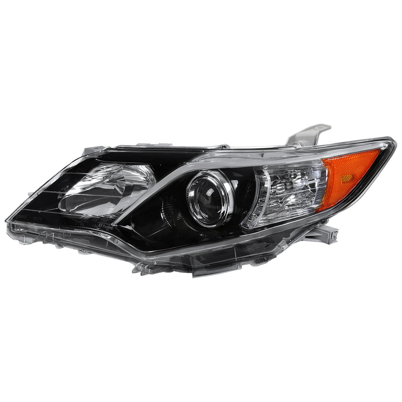 Spec-D 12-14 Toyota Camry Oe Style Projector Headlight- Glossy Black- Left 2LHP-CAM12GB-L-GO