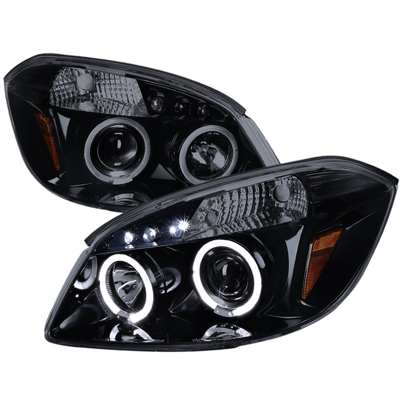 Spec-D 05-10 Chevrolet  Cobalt  Smoked Lens Gloss Black Housing Projector Headlights 2LHP-COB05G-TM