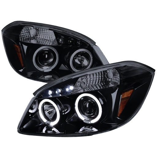 Spec-D 05-10 Chevrolet  Cobalt  Smoked Lens Gloss Black Housing Projector Headlights 2LHP-COB05G-TM