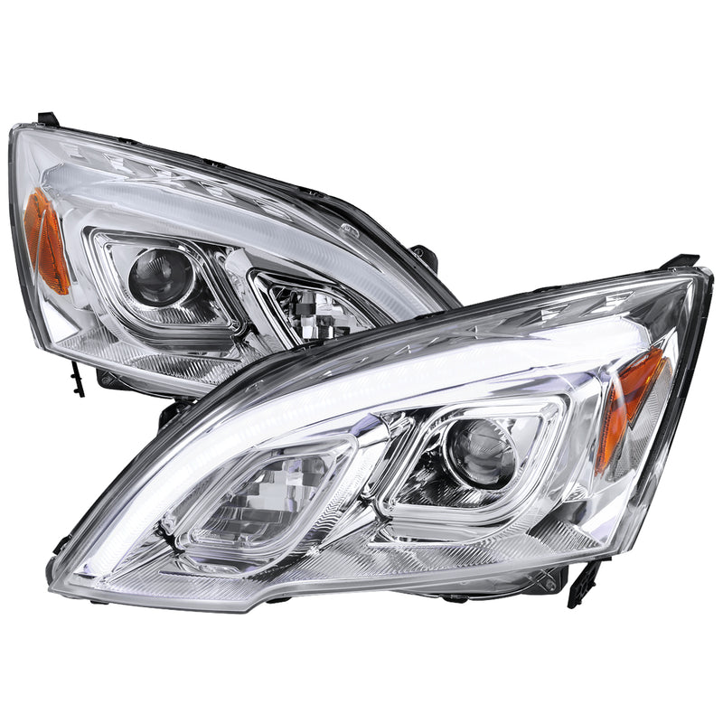 Spec-D 07-11 Honda Crv Projector Headlight Chrome 2LHP-CRV07-TM