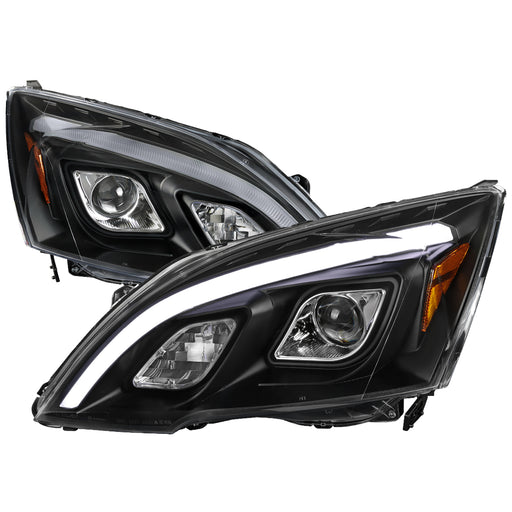 Spec-D 07-11 Honda Crv Projector Headlight Matte Black 2LHP-CRV07JM-TM