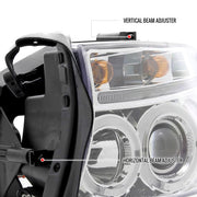 Spec-D 98-03 Dodge Durango Halo Led Projector Chrome 2LHP-DAK97-TM