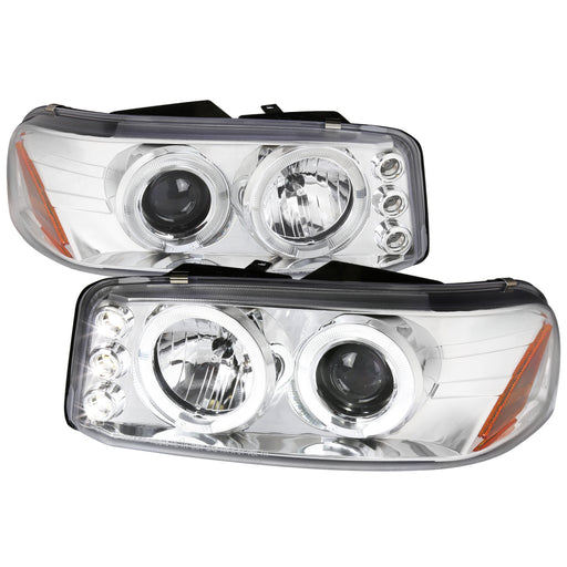 Spec-D 00-06 Gmc Denali Halo Led Projector Chrome 2LHP-DEN00-TM
