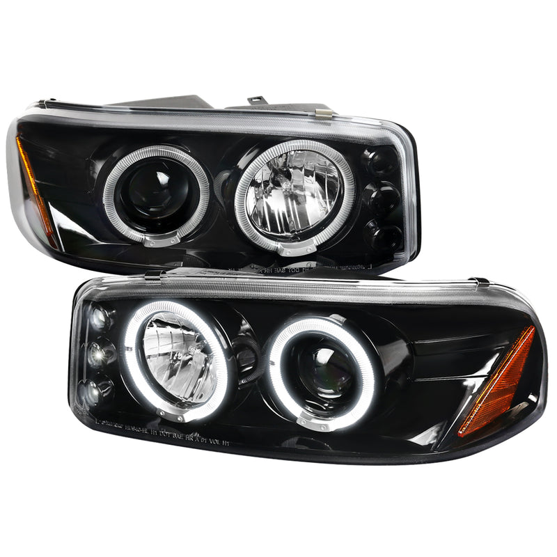 Spec-D 00-06 Gmc Denali Projector Headlight Glossy Black 2LHP-DEN00BK-TM