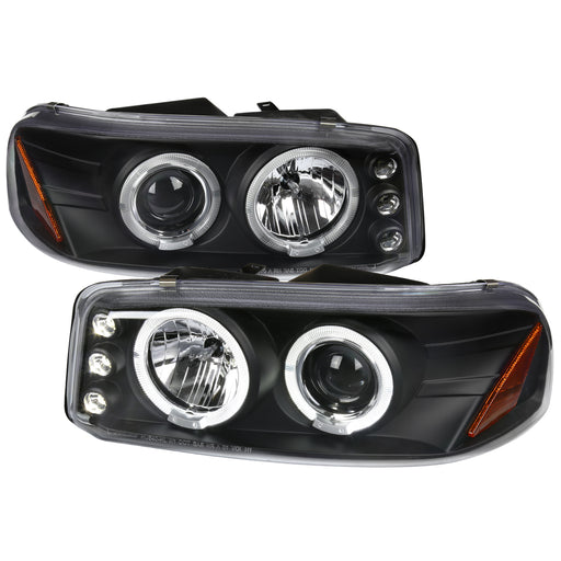 Spec-D 00-06 Gmc Denali Halo Led Projector Black 2LHP-DEN00JM-TM