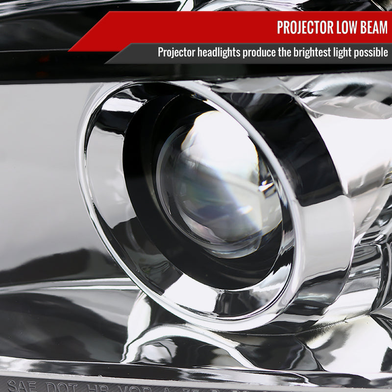 Spec-D 07-10 Gmc Yukon Halo Led Projector Chrome 2LHP-DEN07-TM