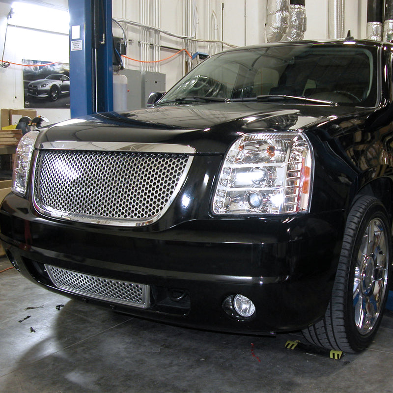 Spec-D 07-10 Gmc Denali Halo Led Projector Chrome 2LHP-DEN07-TM