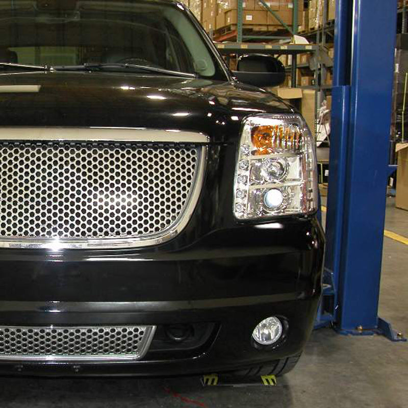 Spec-D 07-10 Gmc Denali Halo Led Projector Chrome 2LHP-DEN07-TM