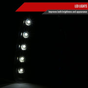 Spec-D 07-10 Gmc Denali Halo Led Projector Black 2LHP-DEN07JM-TM