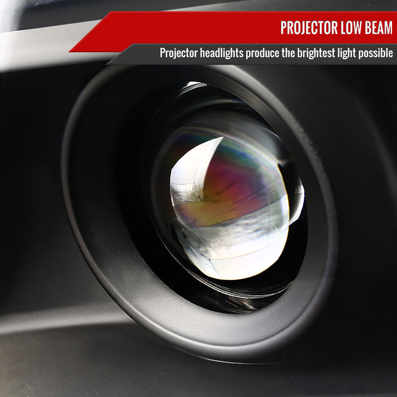 Spec-D 07-10 Gmc Denali Halo Led Projector Black 2LHP-DEN07JM-TM