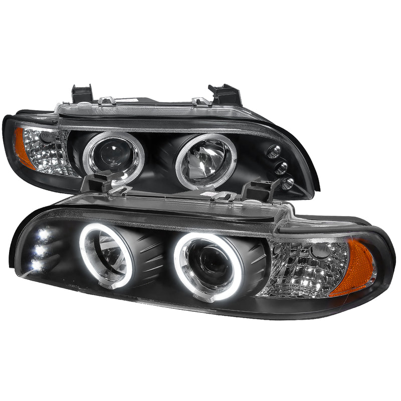 Spec-D 96-03 Bmw  5-Series  Halo Projector Headlight Black Housing  2LHP-E3997JM-TM
