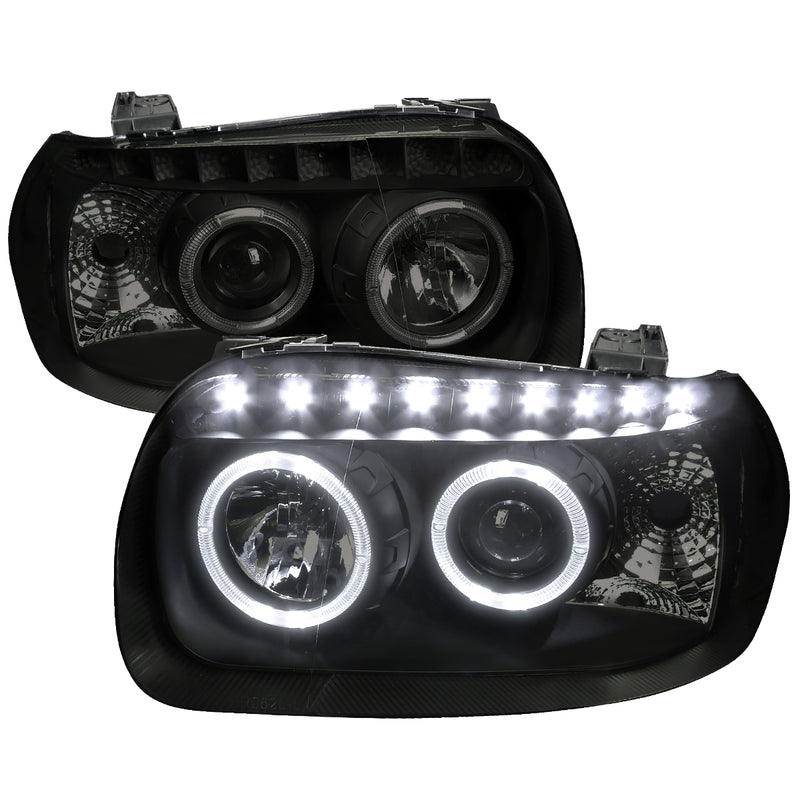 Spec-D 05-07 Ford Escape Projector Headlights- Smoke With Black Housing 2LHP-ECAP05SM-RS