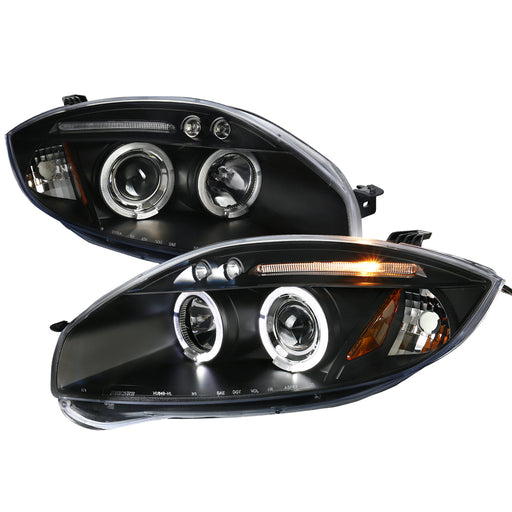 Spec-D 06-08 Mitsubishi Eclipse Halo Led Projector Black 2LHP-ELP06JM-TM