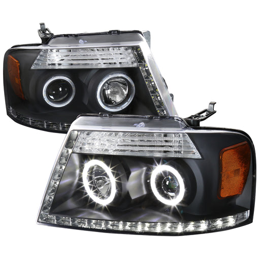 Spec-D 04-08 Ford  F150 04-08 Ford F150 R8 Projector Headlight 2LHP-F15004JM-8-RS