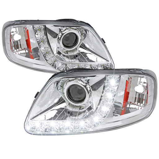 Spec-D 97-03 Ford F150 Chrome Projector Headlights 2LHP-F15097-RS