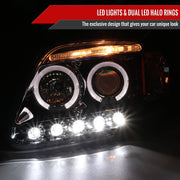 Spec-D 97-03 Ford F150 Halo Led Projector Chrome 2LHP-F15097-TM