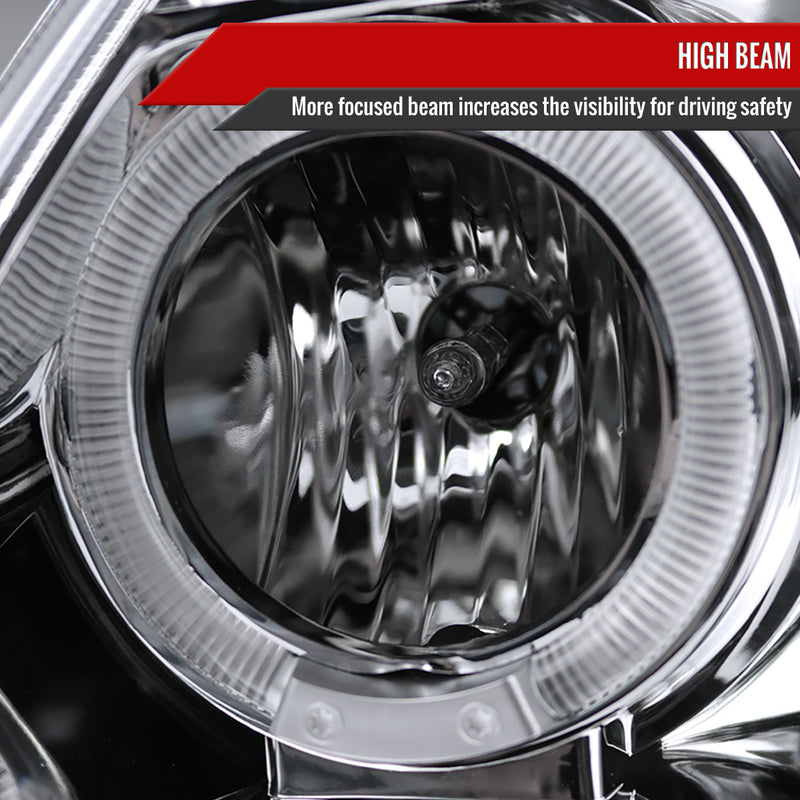 Spec-D 97-02 Ford Expedition Halo Led Projector Chrome 2LHP-F15097-TM