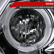 Spec-D 97-03 Ford F150 Halo Led Projector Chrome 2LHP-F15097-TM