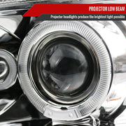 Spec-D 97-02 Ford Expedition Halo Led Projector Chrome 2LHP-F15097-TM