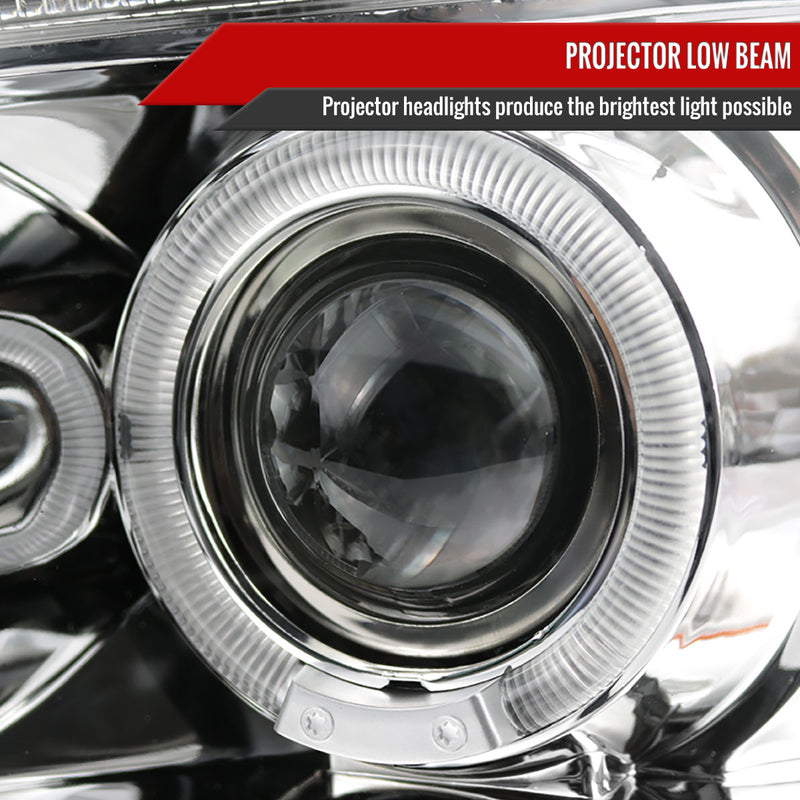Spec-D 97-02 Ford Expedition Halo Led Projector Chrome 2LHP-F15097-TM