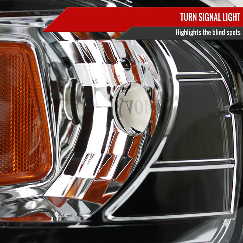 Spec-D 97-03 Ford F150 Halo Led Projector Chrome 2LHP-F15097-TM