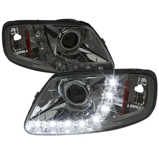 Spec-D 97-03 Ford F150 Smoke Projector Headlights 2LHP-F15097G-RS