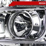 Spec-D 17-19 Ford F250 Projector Head Lights With Led Bar - Glossy Black Housing And Clear Lens 2LHP-F25011-TM