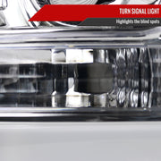 Spec-D 17-19 Ford F250 Projector Head Lights With Led Bar - Glossy Black Housing And Clear Lens 2LHP-F25011-TM
