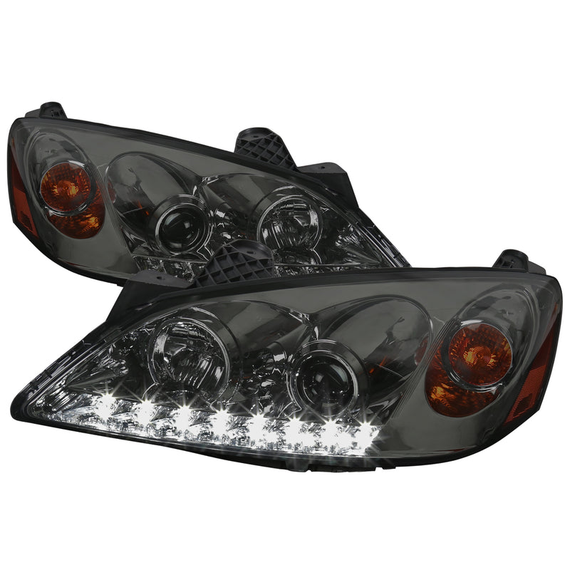 Spec-D 05-10 Pontiac G6 Projector Headlights - Smoke  2LHP-G605G-RS