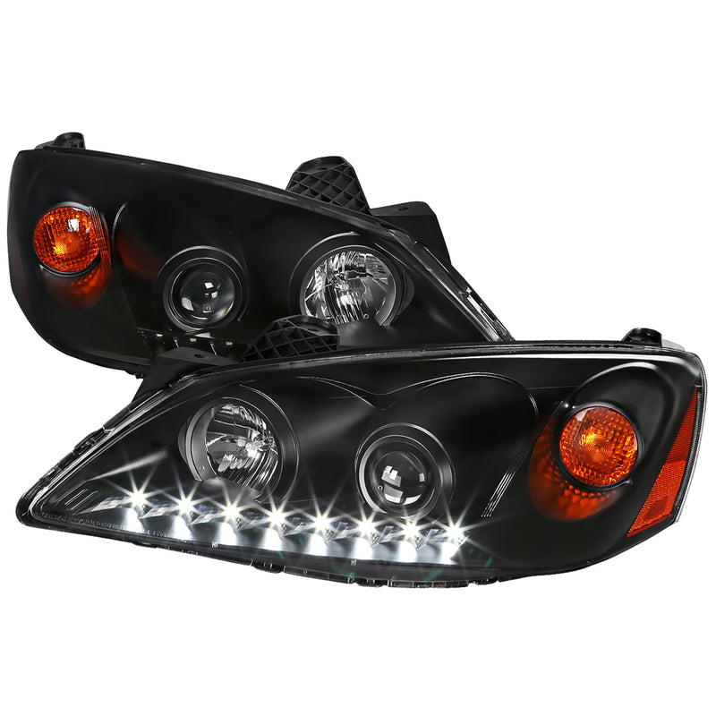 Spec-D 05-10 Pontiac G6 Projector Headlights - Black   2LHP-G605JM-RS