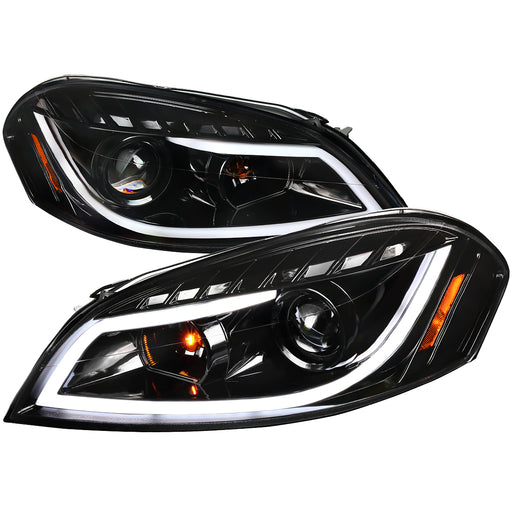 Spec-D 06-13 Chevrolet Impala Projector Headlight Glossy Black 2LHP-IPA06BK-TM