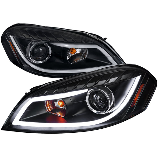 Spec-D 06-12 Chevrolet Impala Halo Led Projector Black 2LHP-IPA06JM-TM