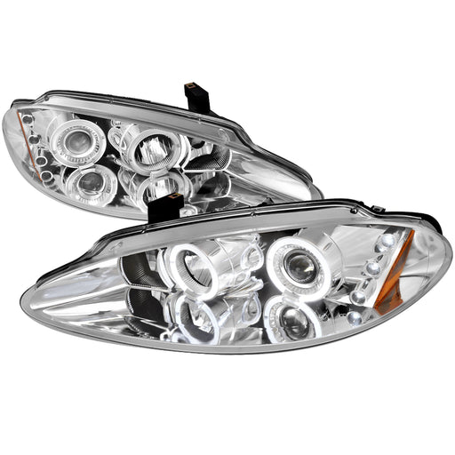 Spec-D 98-04 Dodge Intrepid R8 Style Halo Led Projector Chrome 2LHP-ITRE98-TM