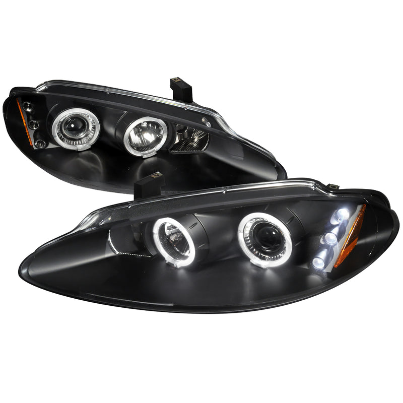 Spec-D 98-04 Dodge Intrepid Halo Led Projector Black 2LHP-ITRE98JM-TM