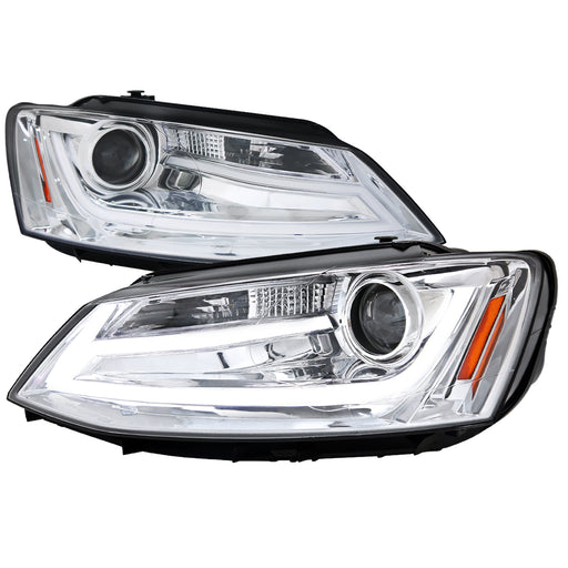 Spec-D 11-12 Volkswagen Jetta Projector Headlights Chrome 2LHP-JET11-TM