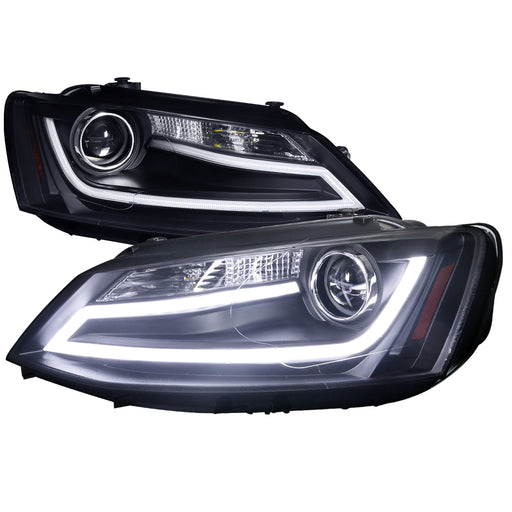 Spec-D 11-12 Volkswagen Jetta Projector Headlights Black 2LHP-JET11JM-TM