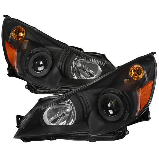 Spec-D 10-12 Subaru Legacy Headlights- Black 2LHP-LGY10JM-GO