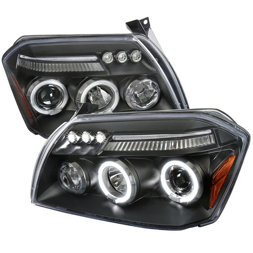 Spec-D 05-08 Dodge Magnum Halo Led Projector Black 2LHP-MAG05JM-TM